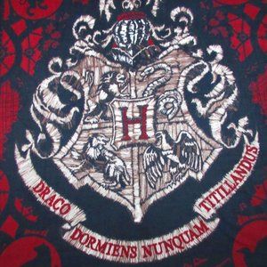 Harry Potter Hogwarts Crest Fleece Blanket 70" x 58"